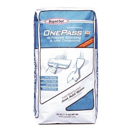 Cts Cement Mfg Rapid Set 70010025 25Lb Bag One Pass Wall Repair & Joint Compound 701010025